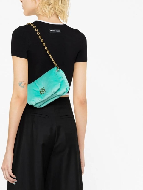 LOEWE mini Goya puffer shoulder bag - Blue - zdjęcie produktu nr 2