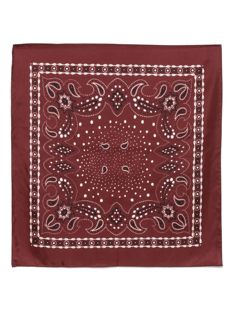 SANDRO Heritage Paisley scarf - Red - zdjęcie produktu nr 1