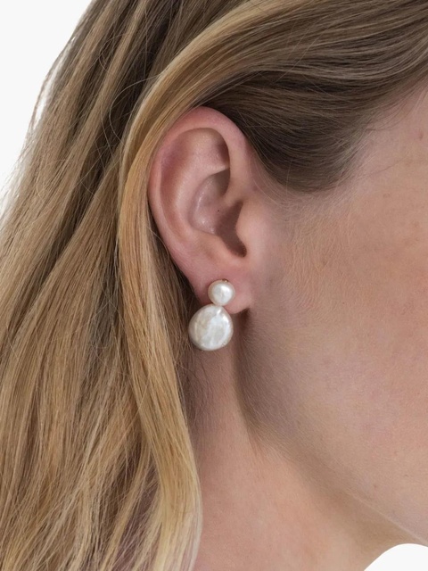 Jennifer Behr Rita earrings - White - zdjęcie produktu nr 2