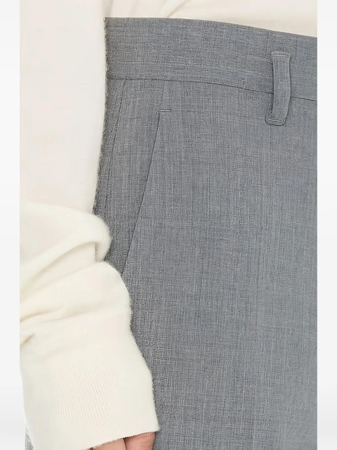 The Row wool zip trousers - Grey - zdjęcie produktu nr 2