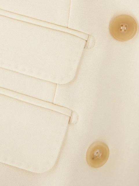 Max Mara double-breasted blazer - White - zdjęcie produktu nr 2