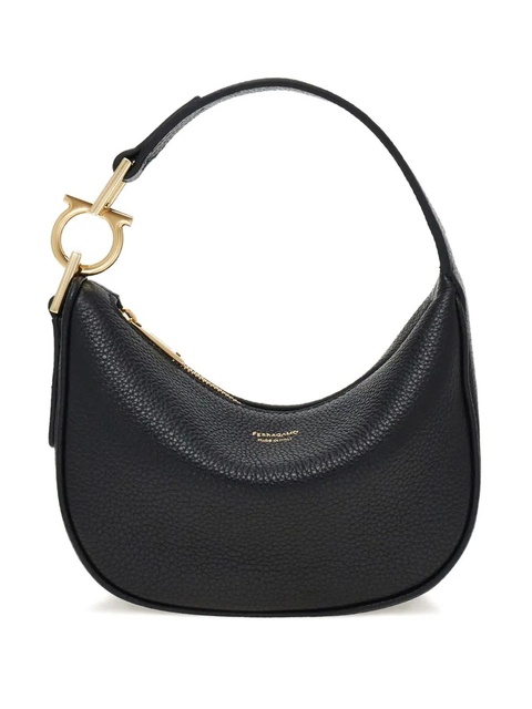 Ferragamo mini leather tote bag - Black - zdjęcie produktu nr 1