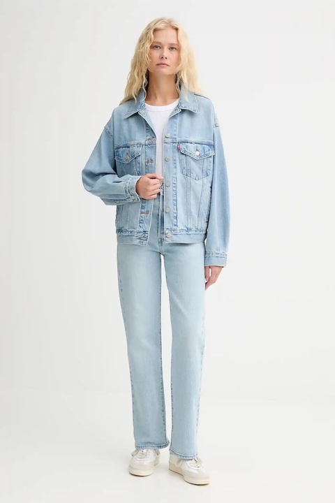 Levi's jeansy RIBCAGE FULL LENGTH damskie high waist 79078.0045 - zdjęcie produktu nr 2