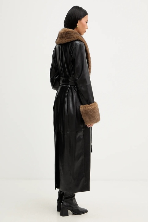 Stand Studio płaszcz Estella kolor czarny 66554-8024 - zdjęcie produktu nr 2