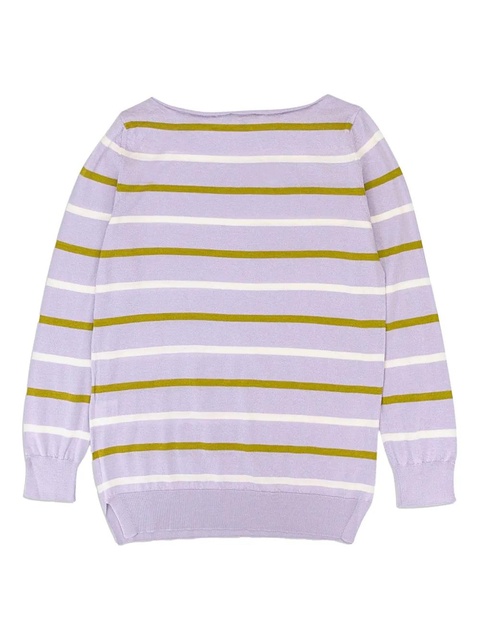 Loro Piana striped cashmere sweater - Purple - zdjęcie produktu nr 2