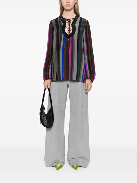 PUCCI silk blouse - Brown - zdjęcie produktu nr 2