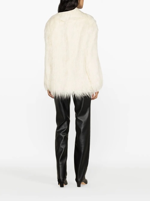 The Frankie Shop Liza faux-fur coat - White - zdjęcie produktu nr 2