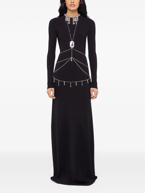 Rabanne backless maxi dress - Black - zdjęcie produktu nr 1