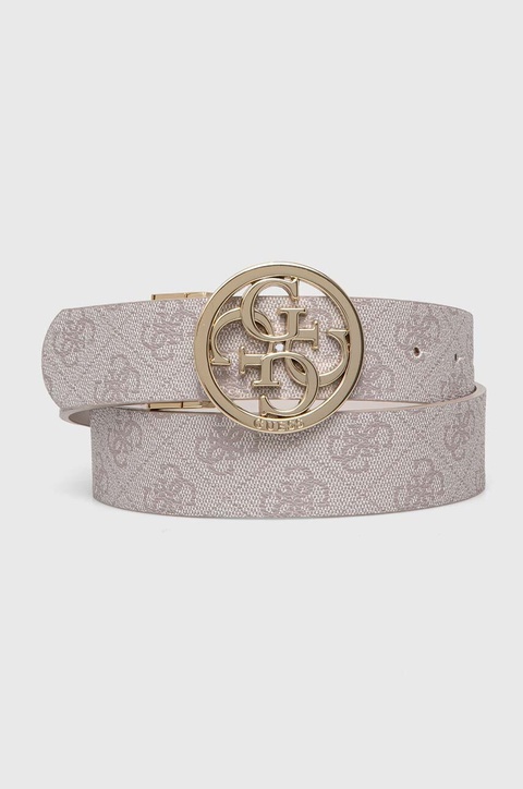 Guess pasek dwustronny NOELLE damski kolor biały BW9166 P4235 - zdjęcie produktu nr 1