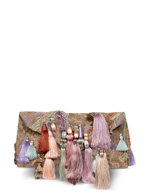 DRIES VAN NOTEN tassel-embellished shoulder bag - Neutrals - zdjęcie produktu nr 1