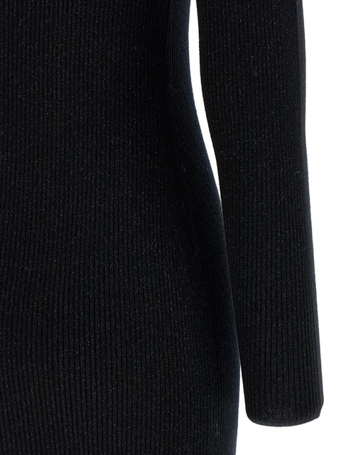 Weekend Max Mara ribbed mock-neck mini dress - Black - zdjęcie produktu nr 2