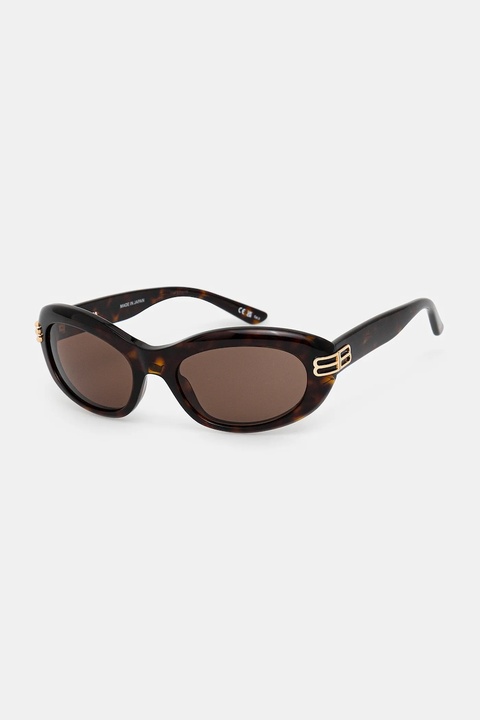 Balenciaga okulary przeciwsłoneczne damskie kolor brązowy BB0431S - zdjęcie produktu nr 1