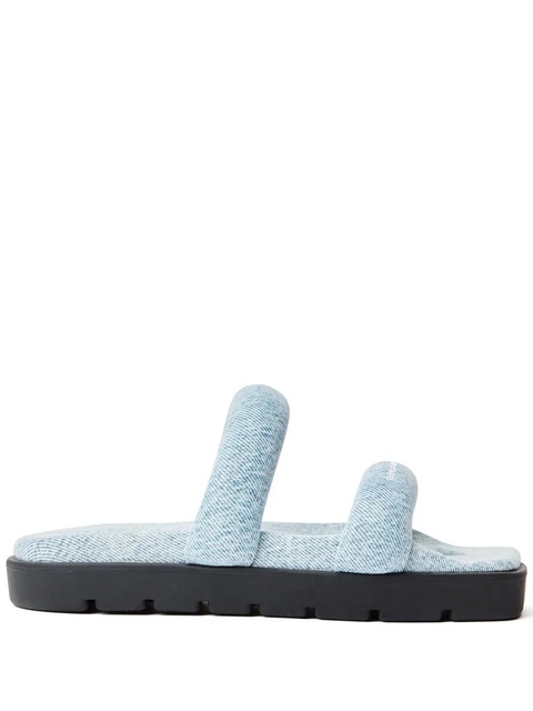 Alexander Wang Jay flatform denim sandals - Blue - zdjęcie produktu nr 1