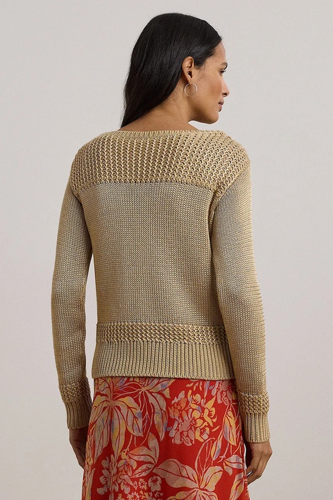 Lauren Ralph Lauren sweter damski kolor beżowy - zdjęcie produktu nr 1