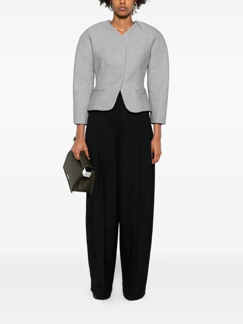Jacquemus pleated-front trousers - Black - zdjęcie produktu nr 1
