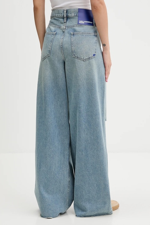 Karl Lagerfeld Jeans jeansy damskie kolor niebieski A4W10052 - zdjęcie produktu nr 2