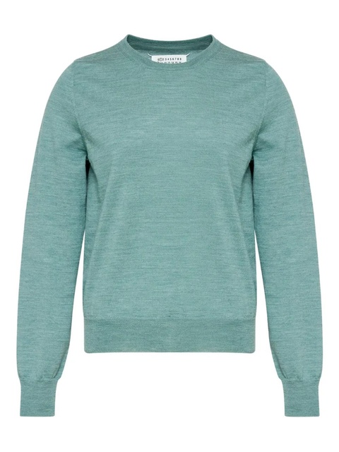 Maison Margiela wool jumper - Green - zdjęcie produktu nr 1