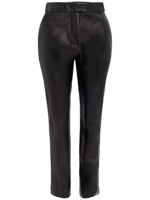Altuzarra Tod slim-cut leather trousers - Black - zdjęcie produktu nr 1