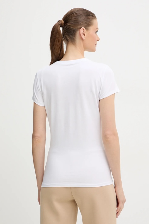 Armani Exchange t-shirt damski kolor biały XW001382 AF16294 - zdjęcie produktu nr 2