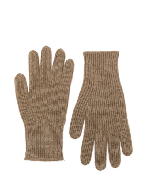 TOTEME ribbed cashmere gloves - Neutrals - zdjęcie produktu nr 1