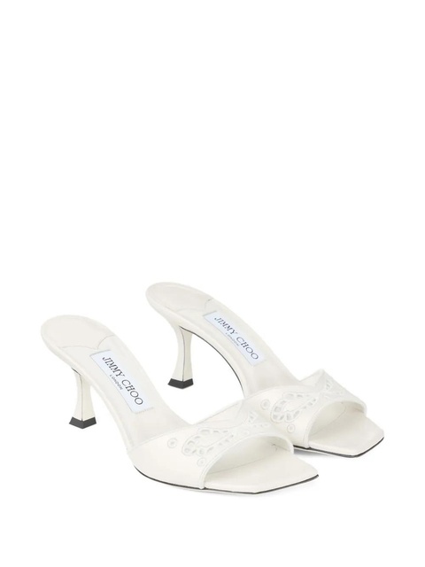 Jimmy Choo 70mm Skye mules - White - zdjęcie produktu nr 1