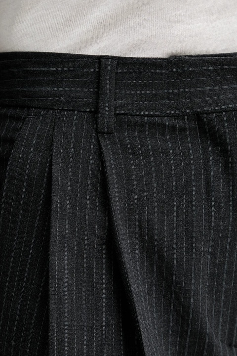 Filippa K spodnie z dodatkiem wełny damskie kolor szary proste high waist 31830 - zdjęcie produktu nr 2