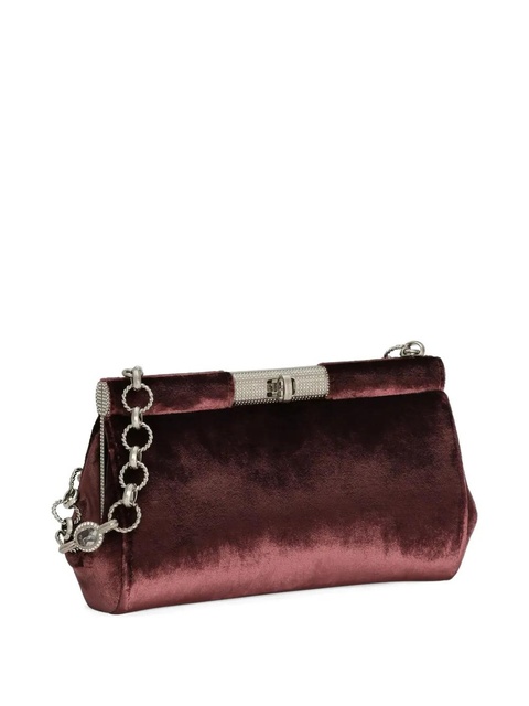 Dolce & Gabbana velvet clutch bag - Red - zdjęcie produktu nr 2