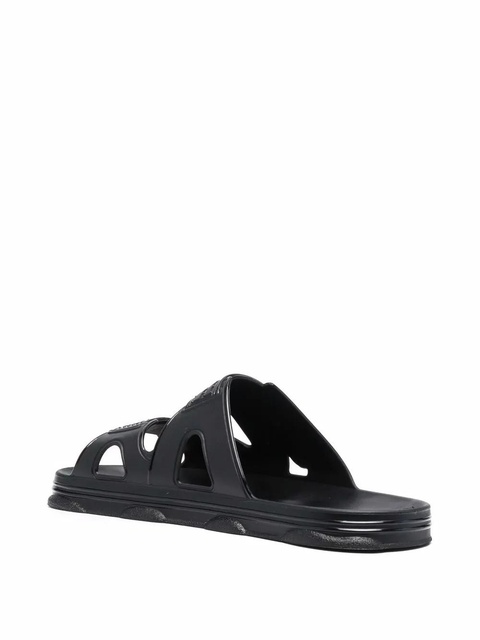 GCDS logo-strap sandals - Black - zdjęcie produktu nr 2