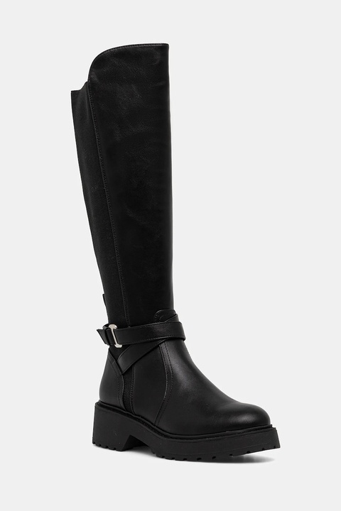 Steve Madden kozaki Caller damskie kolor czarny na platformie 11004962 - zdjęcie produktu nr 1
