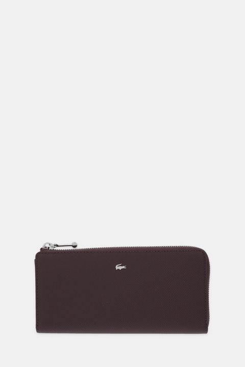 Lacoste portfel damski kolor brązowy NF4765DZ - zdjęcie produktu nr 1