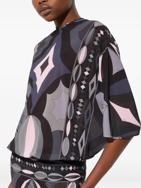 PUCCI collane print long dress - Grey - zdjęcie produktu nr 2