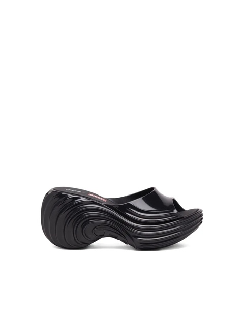 Diesel x Melissa platform wave sandals - Black - zdjęcie produktu nr 1