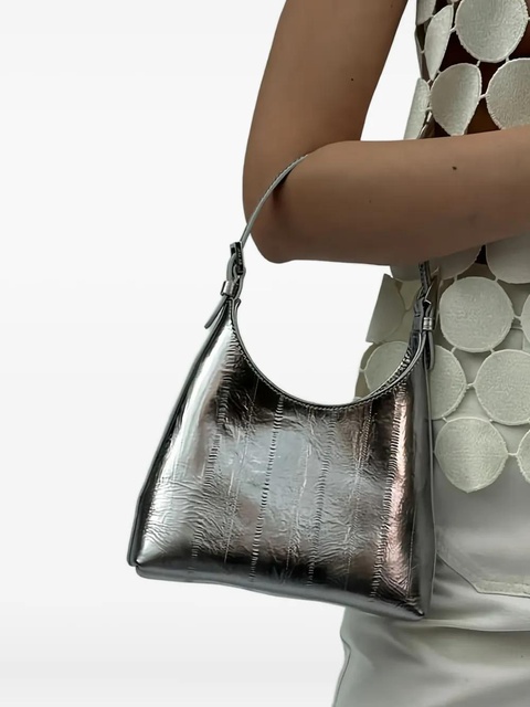 BY FAR Baby Camryn top-zip shoulder bag - Silver - zdjęcie produktu nr 1