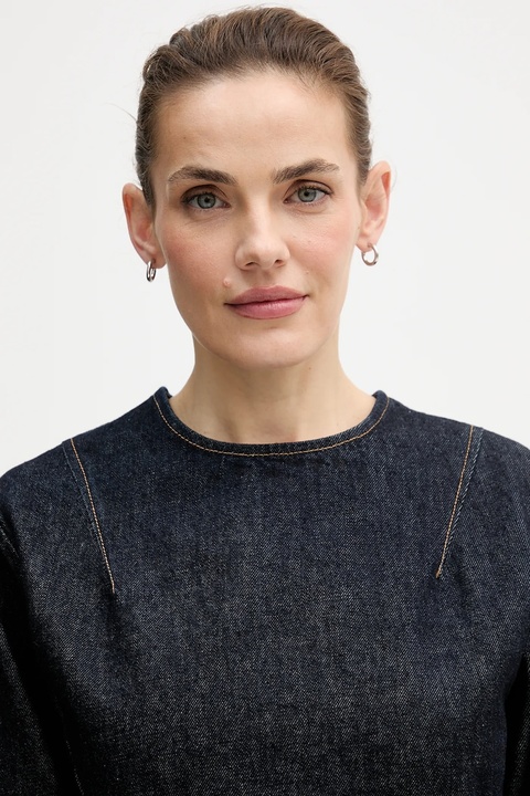 Calvin Klein Jeans sukienka jeansowa kolor granatowy mini prosta LV047D703G - zdjęcie produktu nr 2