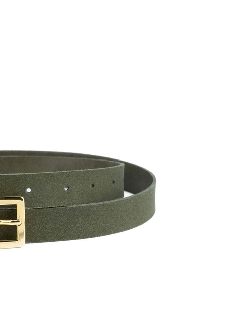 The Frankie Shop Evro suede belt - Green - zdjęcie produktu nr 1