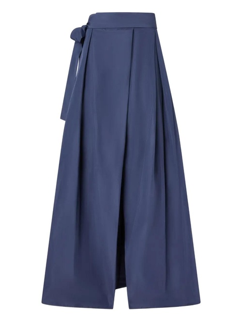 PINKO pleated waist-belt maxi skirt - Blue - zdjęcie produktu nr 1