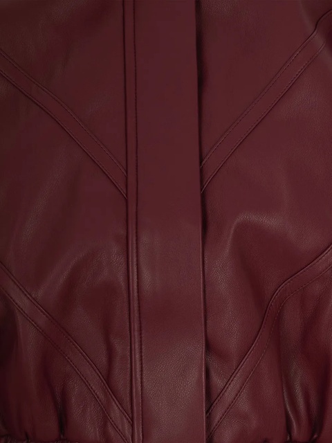 ROTATE BIRGER CHRISTENSEN elasticated panelled-cuff jacket - Red - zdjęcie produktu nr 2