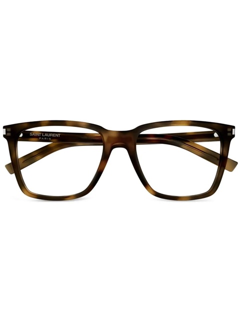 Saint Laurent Eyewear square-frame glasses - Brown - zdjęcie produktu nr 1