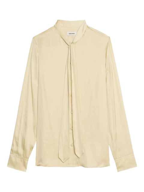 Zadig&Voltaire Tulba satin shirt - Neutrals - zdjęcie produktu nr 1