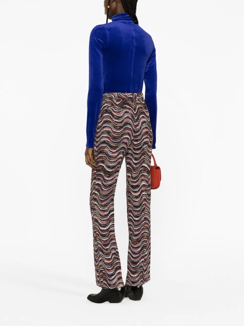 Missoni jacquard straight-leg trousers - Black - zdjęcie produktu nr 2