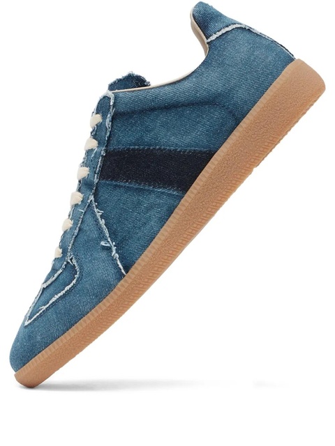 Maison Margiela Ripped Replica lace-up sneakers - Blue - zdjęcie produktu nr 1
