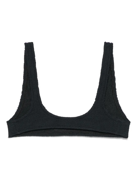 MC2 Saint Barth textured bikini top - Black - zdjęcie produktu nr 2