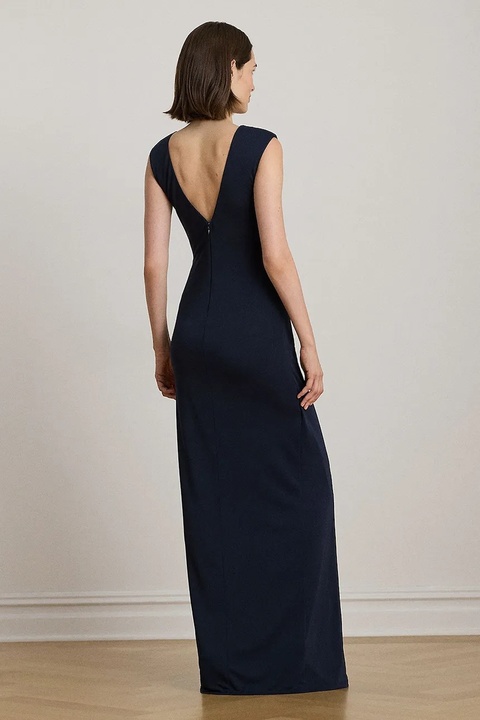 Lauren Ralph Lauren sukienka kolor granatowy maxi dopasowana 253979877 - zdjęcie produktu nr 1