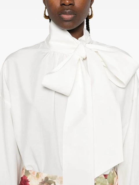 ZIMMERMANN tie-waist blouse - White - zdjęcie produktu nr 2