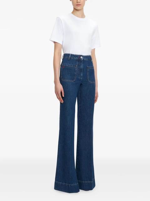 Victoria Beckham Alina straight-leg jeans - Blue - zdjęcie produktu nr 1