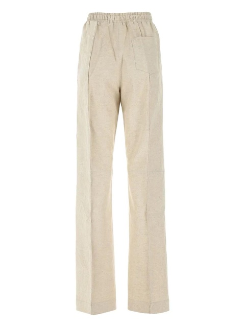 Marine Serre logo-embroidered track pants - Neutrals - zdjęcie produktu nr 2