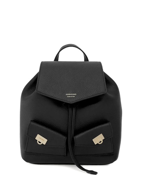Ferragamo Hug mini backpack - Black - zdjęcie produktu nr 1
