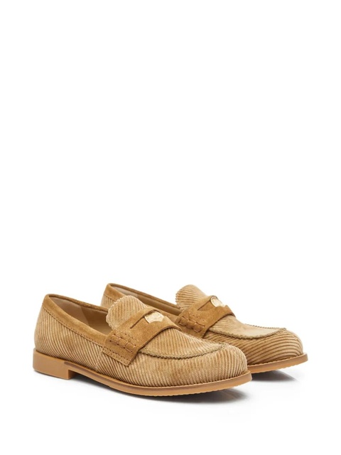 Miu Miu corduroy loafers - Neutrals - zdjęcie produktu nr 2