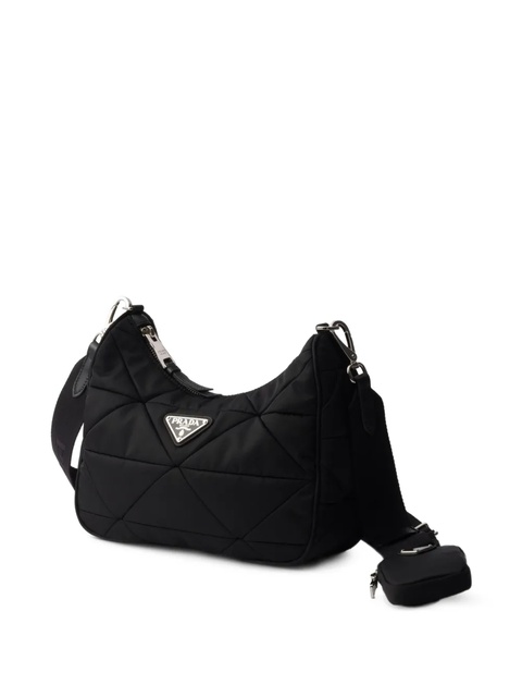 Prada Re-Nylon padded quolted shoulder bag - Black - zdjęcie produktu nr 2