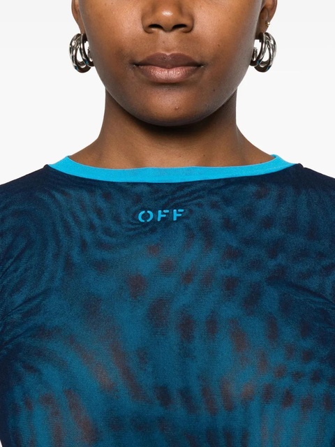 Off-White mesh top - Blue - zdjęcie produktu nr 2
